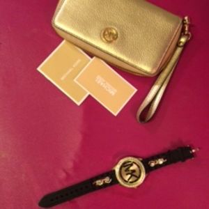 Michael kors watch and wallet